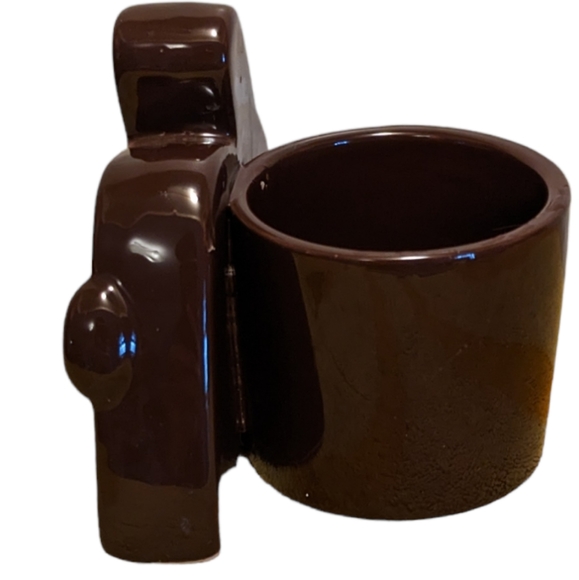 Dark Brown & White Bunny Rabbit Mini Planter or Votive Holder Set of 2 - Picture 13 of 15